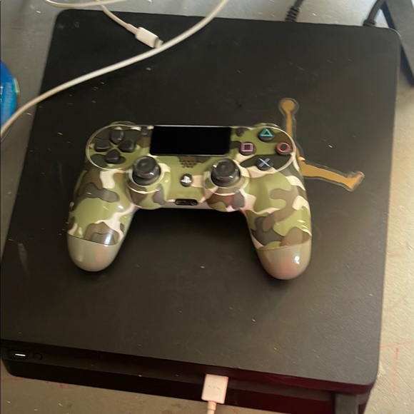 Sony PlayStation Console with Camouflage Controller